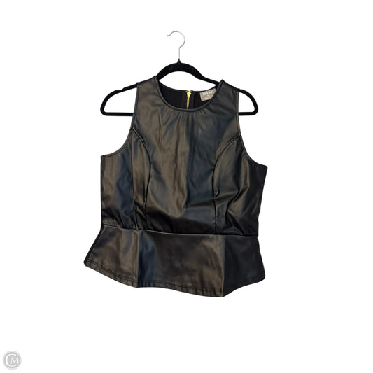 Top Sleeveless By Clothes Mentor In Black, Size: Xl