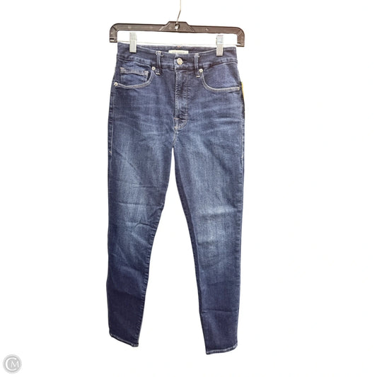 Jeans Skinny By Good American In Blue, Size: 4