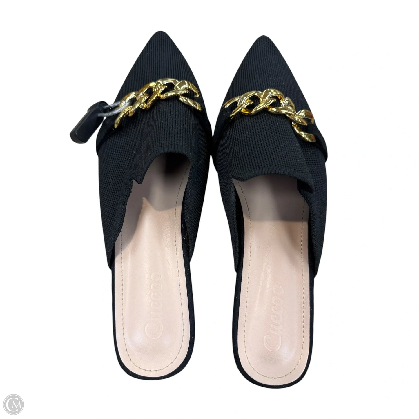 Shoes Athletic By Clothes Mentor In Black & Gold, Size: 10.5