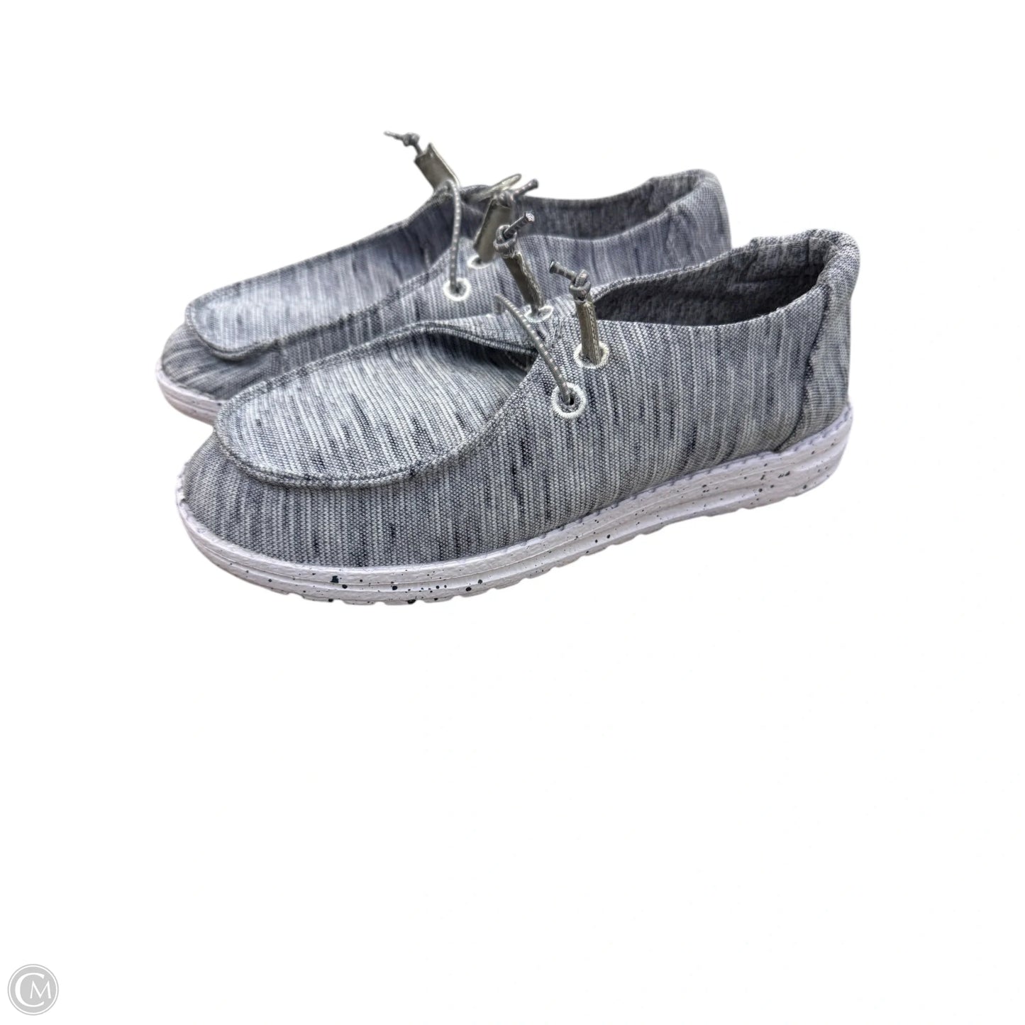 Shoes Sneakers By True Craft In Grey & White, Size: 6