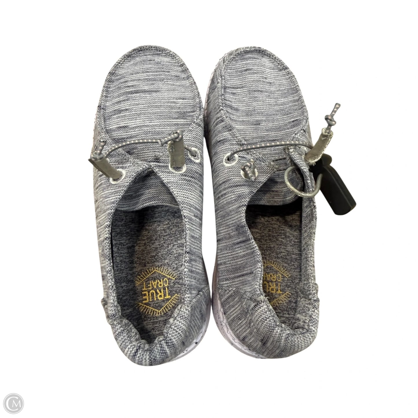Shoes Sneakers By True Craft In Grey & White, Size: 6