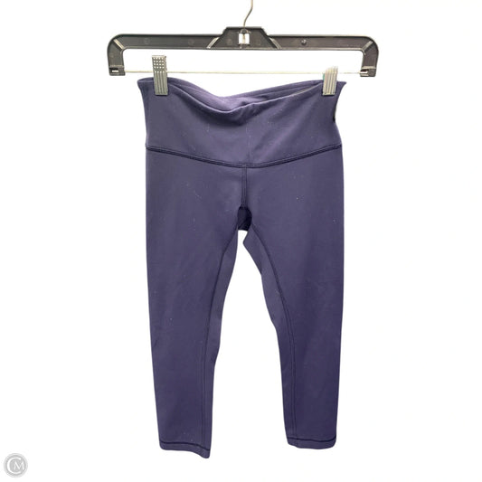 Athletic Leggings By Lululemon In Navy, Size: 2