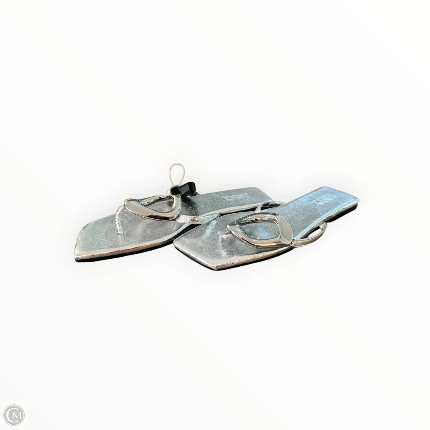 Sandals Flats By Inc In Silver, Size: 7.5