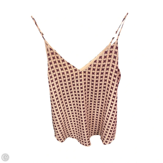 Top Sleeveless By Express In Geometric Pattern, Size: S