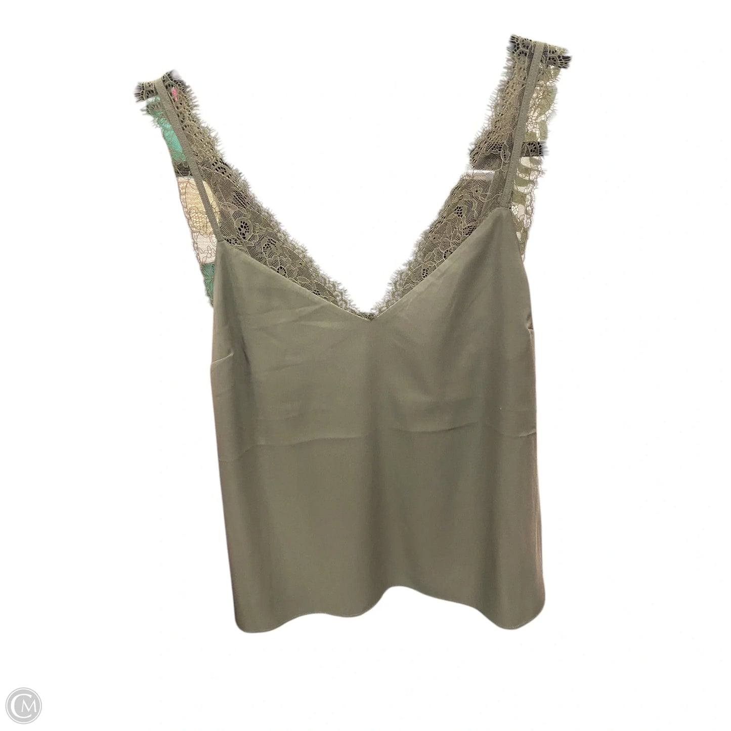Top Sleeveless By Express In Green, Size: S
