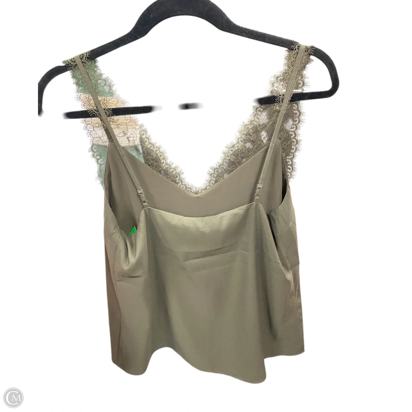 Top Sleeveless By Express In Green, Size: S