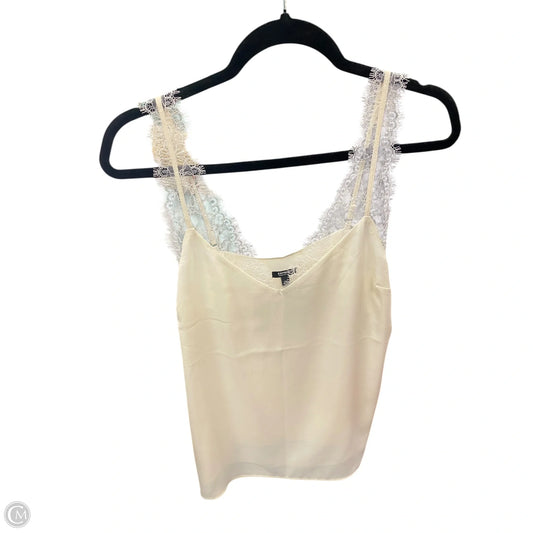 Top Sleeveless By Express In Cream, Size: S