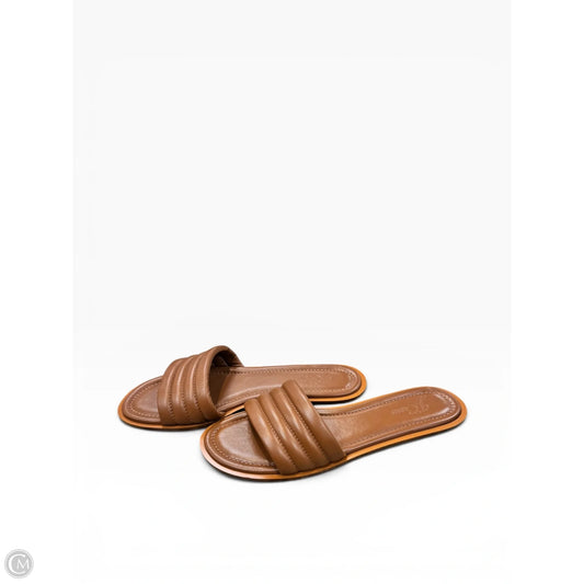 Sandals Flats By J. Crew In Brown, Size: 10