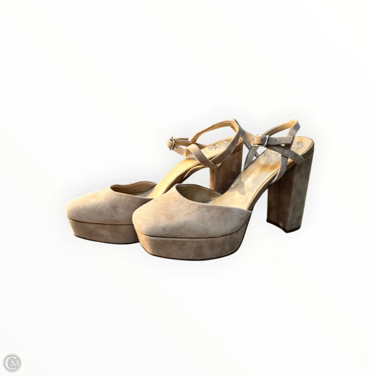 Shoes Heels Block By Vince Camuto In Tan, Size: 9.5