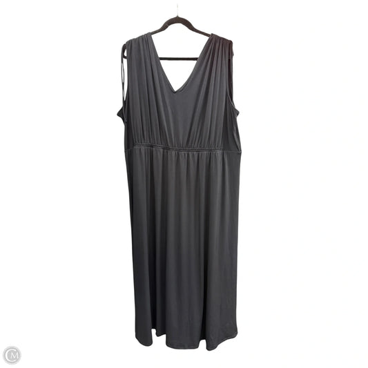 Dress Casual Maxi By Iman Hsn In Black, Size: 3x