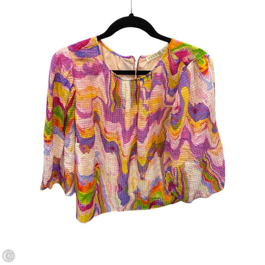 Blouse 3/4 Sleeve By Marie Oliver In Multi-colored, Size: S