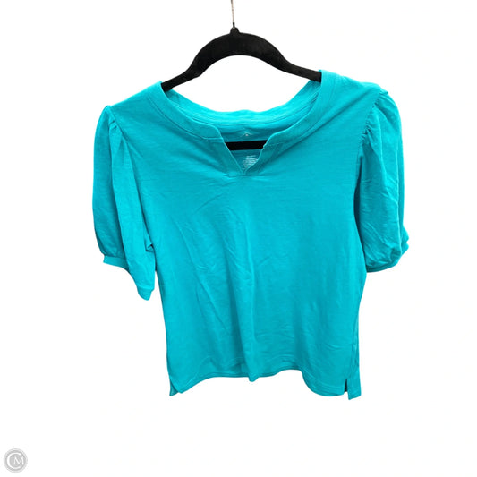 Top Short Sleeve By St Johns Bay In Green, Size: M