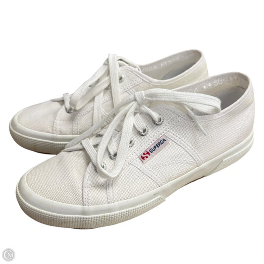 Shoes Sneakers By Superga In White, Size: 7.5