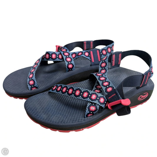 Sandals Flats By Chacos In Blue & Pink, Size: 7