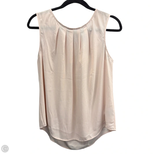 Top Sleeveless By Worthington In Peach, Size: L
