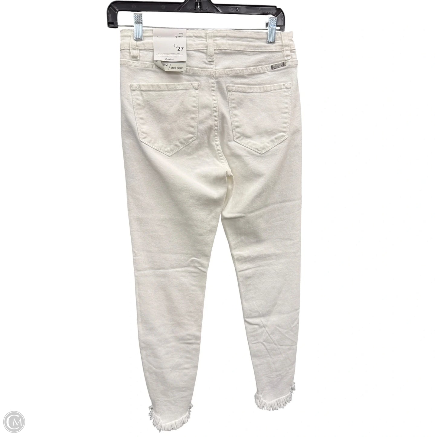 Jeans Skinny By Kancan In White, Size: 6