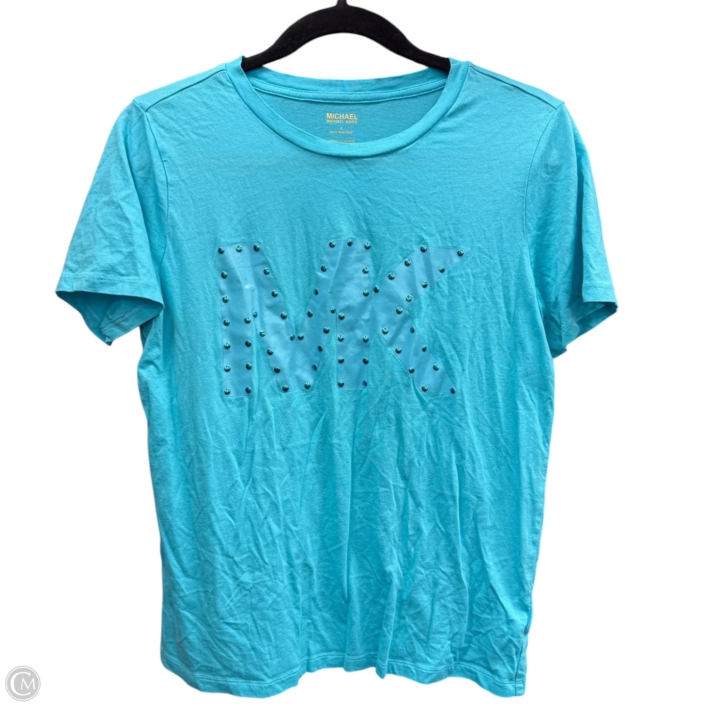 Top Short Sleeve By Michael By Michael Kors In Blue, Size: S