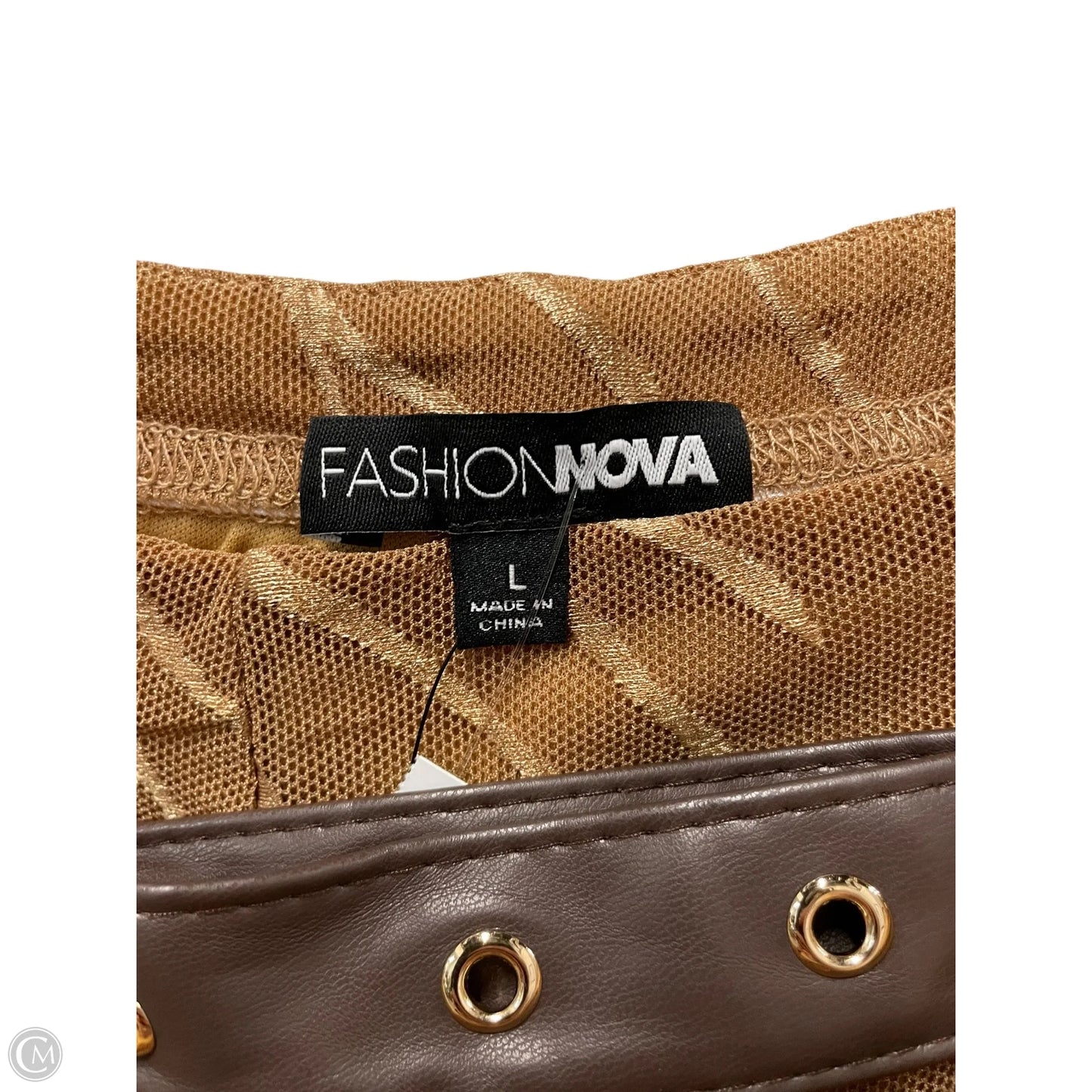 Pants Set 2pc By Fashion Nova In Tan, Size: L