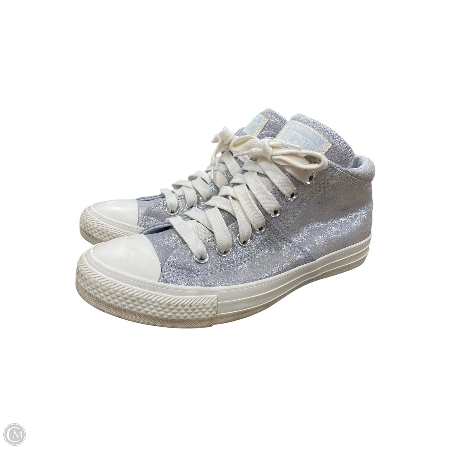Shoes Sneakers By Converse In Silver, Size: 7