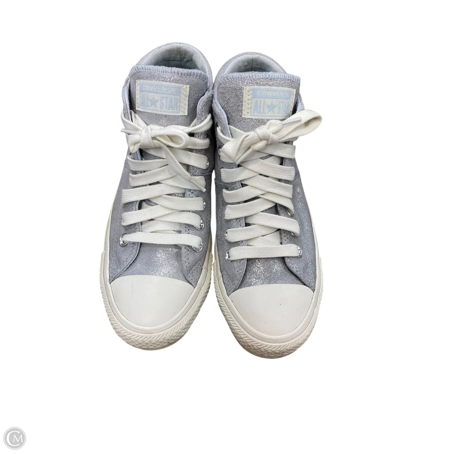 Shoes Sneakers By Converse In Silver, Size: 7