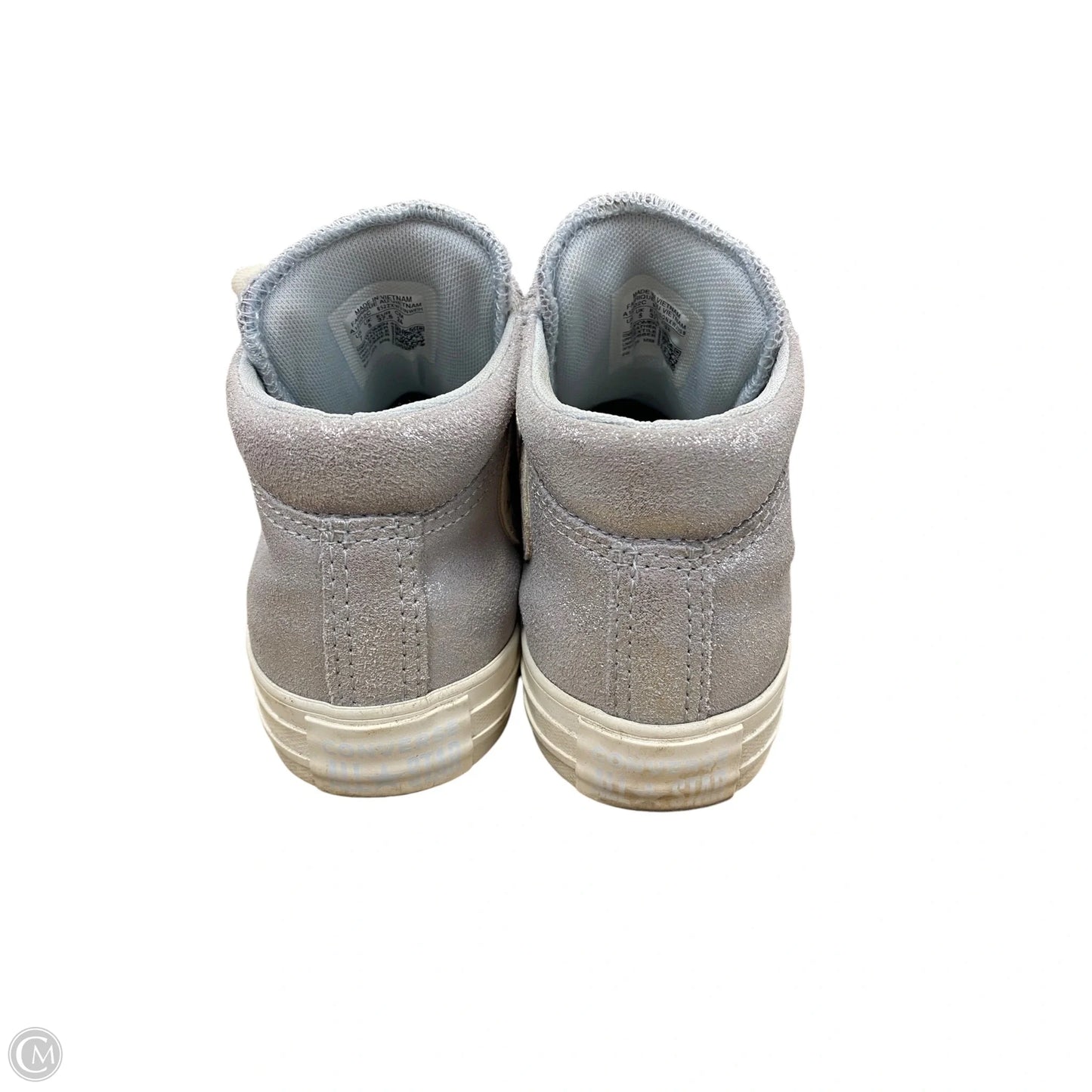 Shoes Sneakers By Converse In Silver, Size: 7