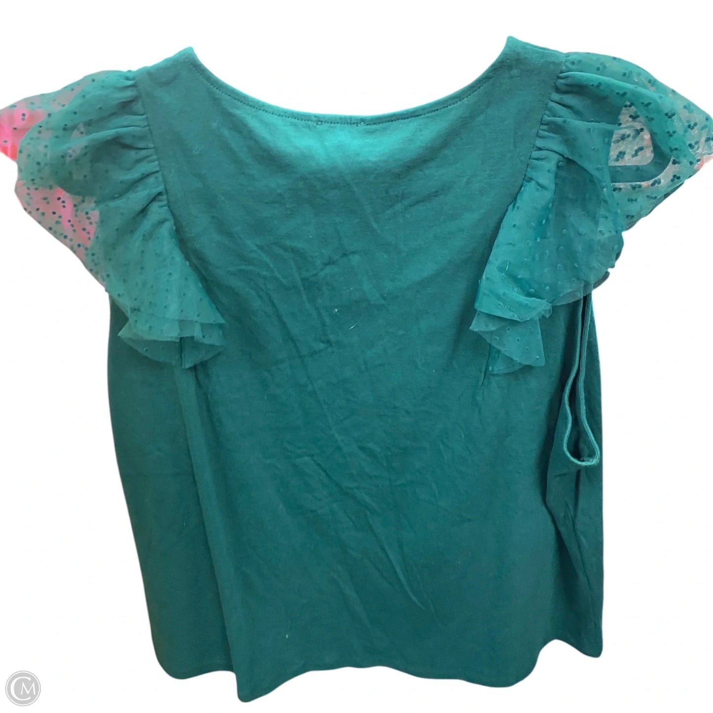 Top Short Sleeve By J. Crew In Green, Size: 2x