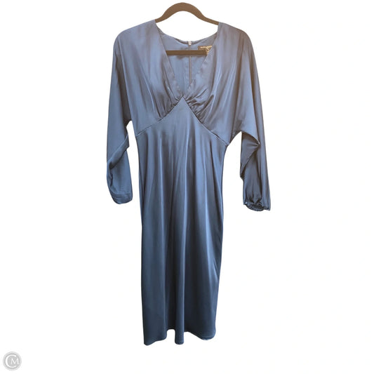 Dress Casual Maxi By Banana Republic In Teal, Size: 10
