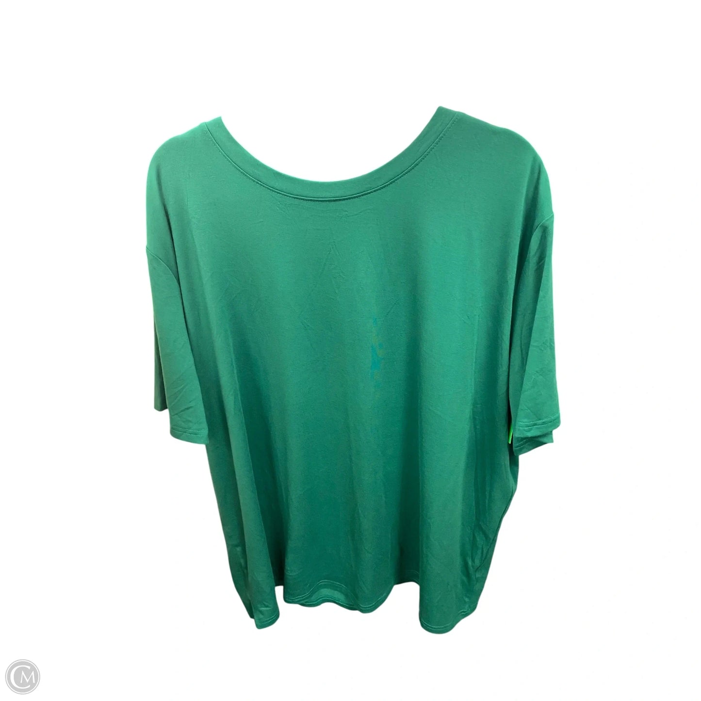 Top Short Sleeve Basic By Anrabess In Green, Size: Xxl
