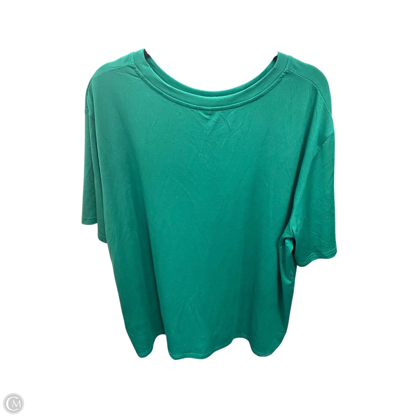 Top Short Sleeve Basic By Anrabess In Green, Size: Xxl