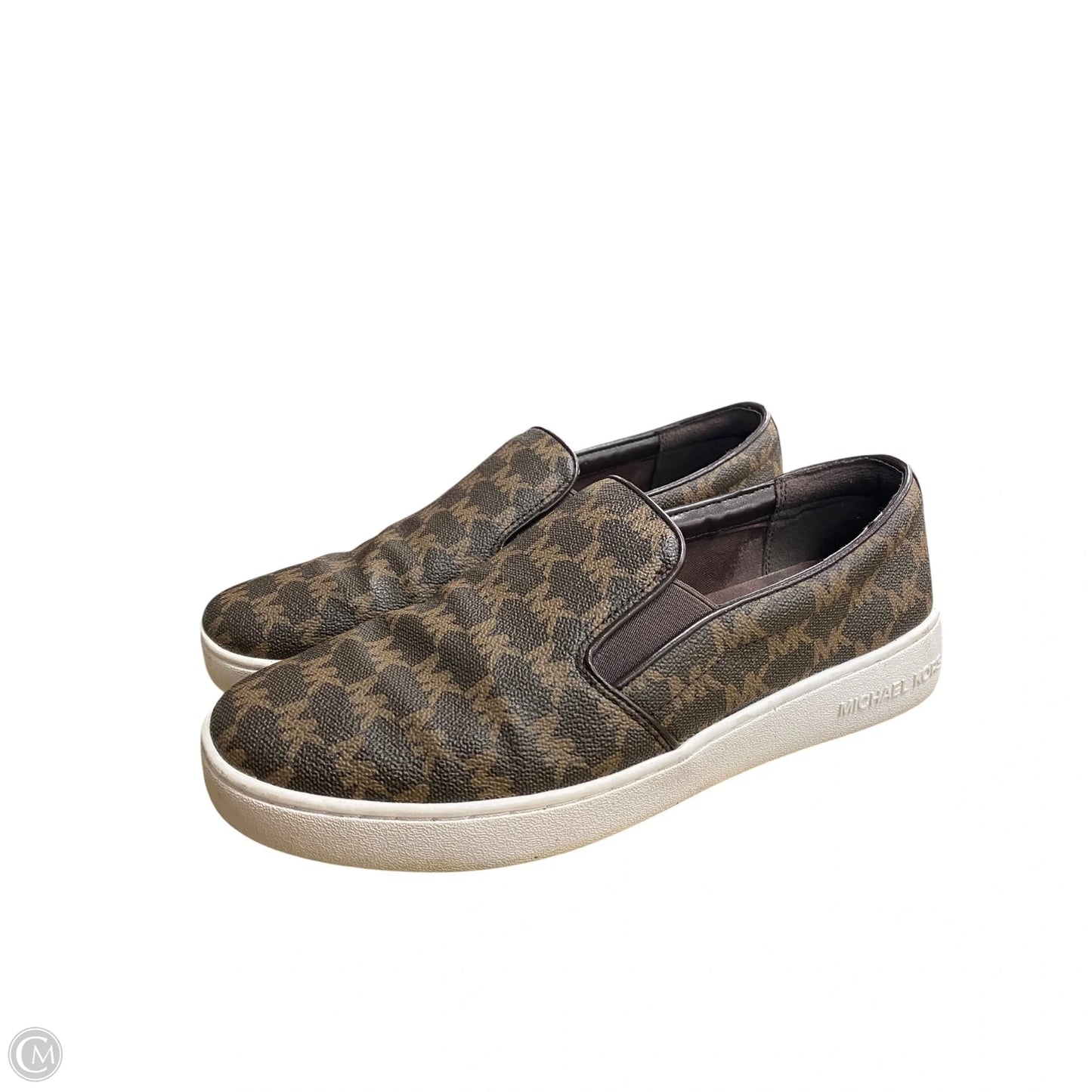 Shoes Sneakers By Michael By Michael Kors In Brown & Tan, Size: 8