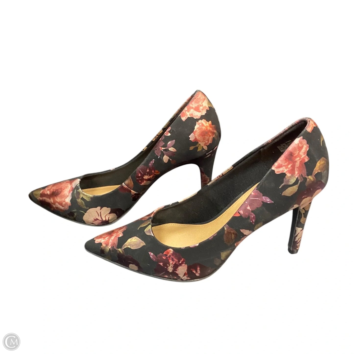 Shoes Heels Stiletto By Christian Siriano In Floral Print, Size: 9.5