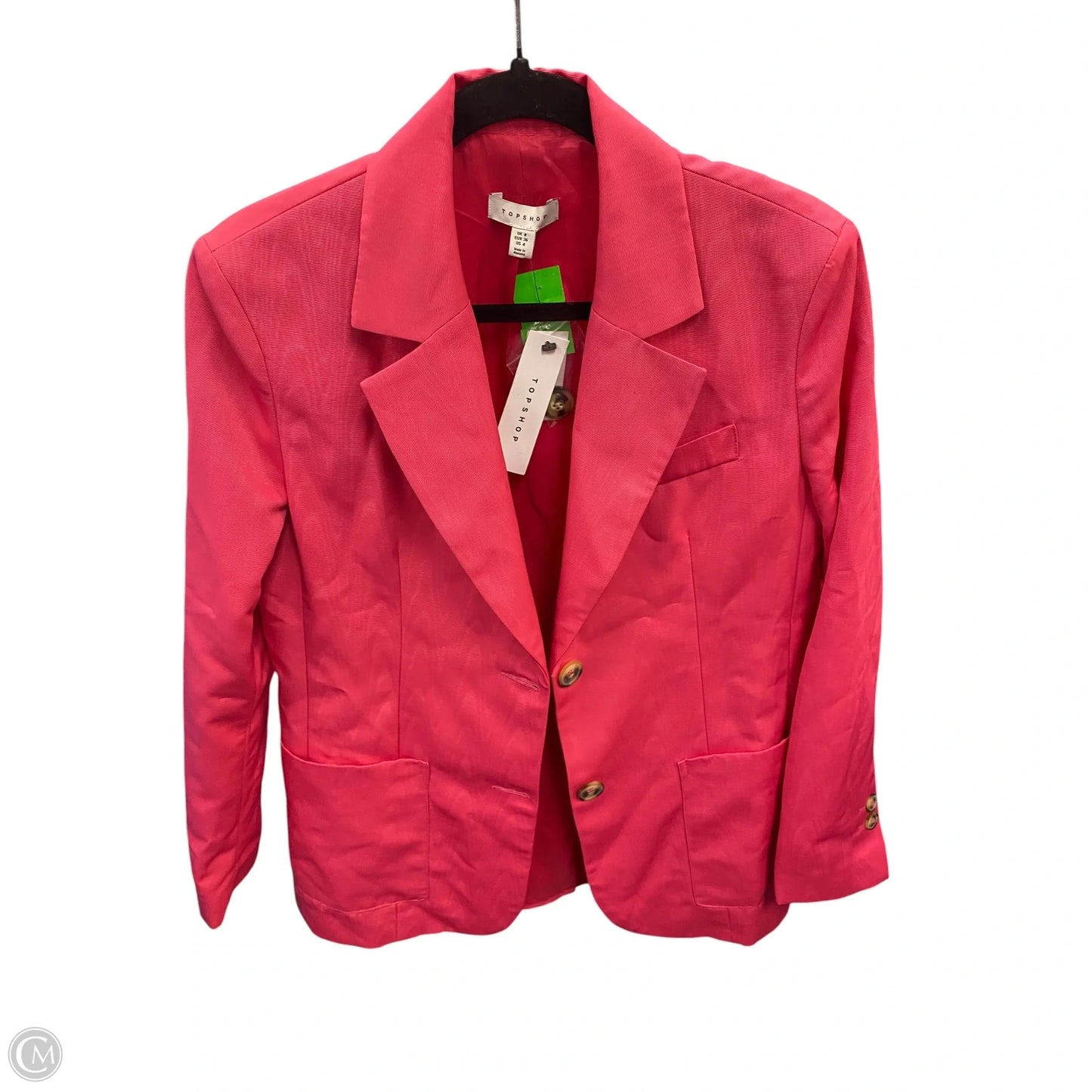 Blazer By Topshop In Pink, Size: 4