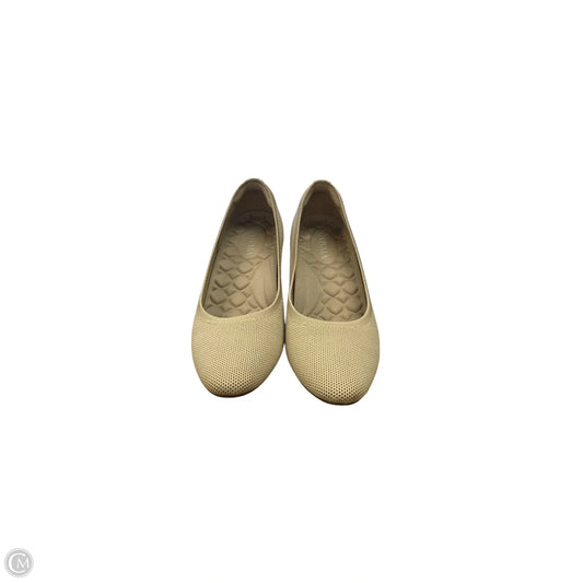 Shoes Heels Wedge By Vivaia In Tan, Size: 6