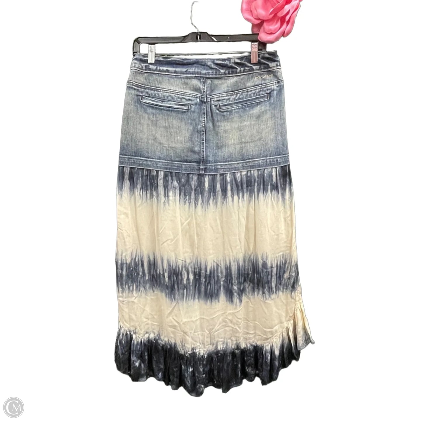 Skirt Maxi By Clothes Mentor In Blue & Cream, Size: M