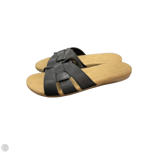 Sandals Flats By Cliffs By White Mountain In Black, Size: 8