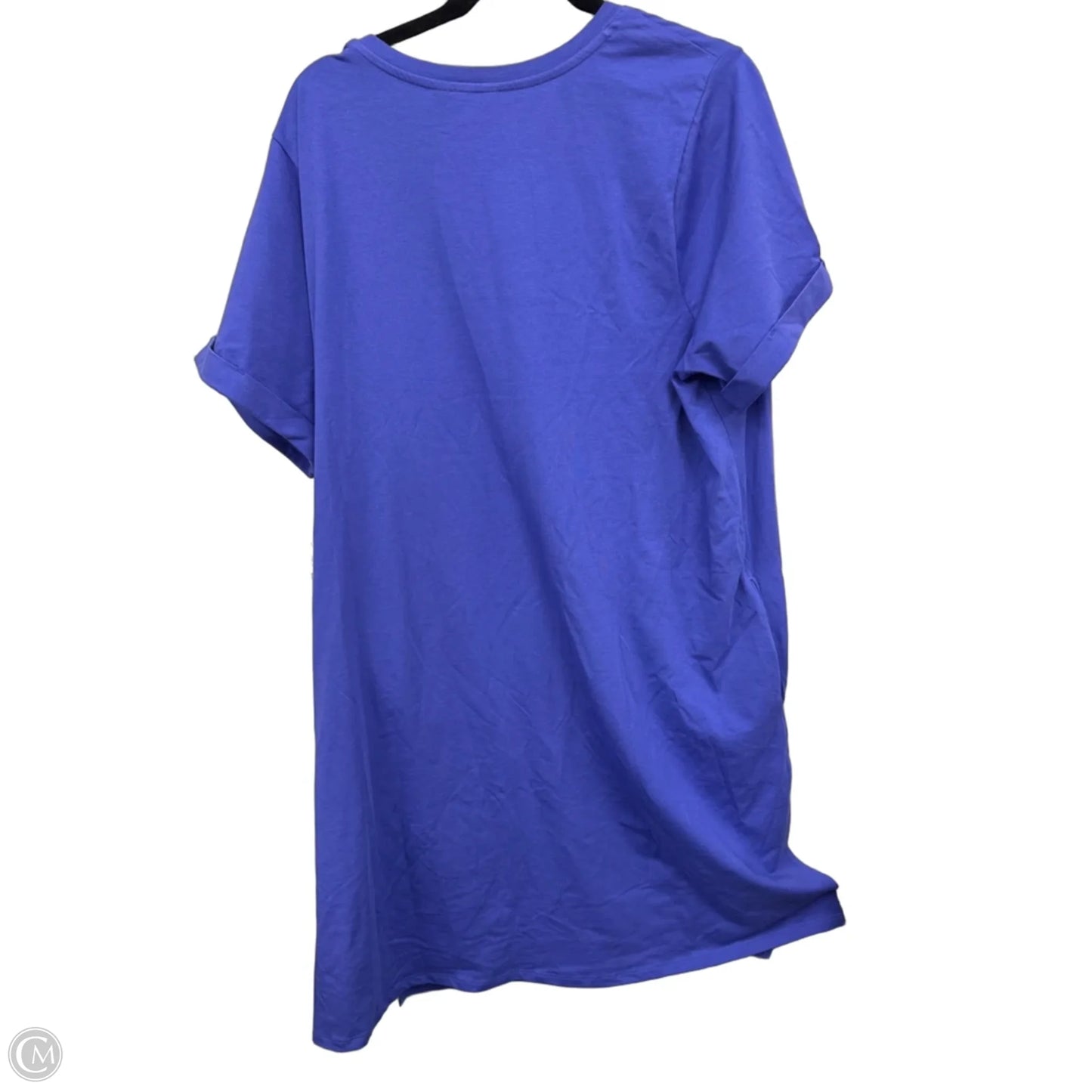 Dress Casual Short By Terra & Sky In Purple, Size: 1x