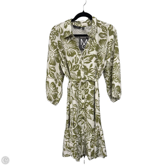 Dress Casual Short By Mlle Gabrielle In Floral Print, Size: 1x