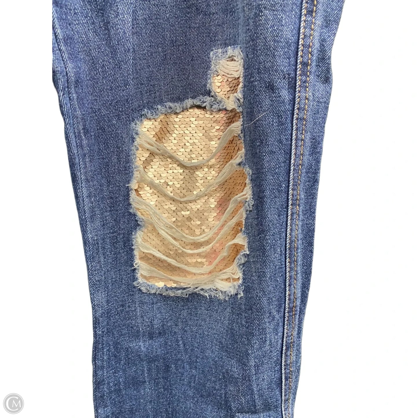 Jeans Straight By Seven 7 In Blue, Size: 8