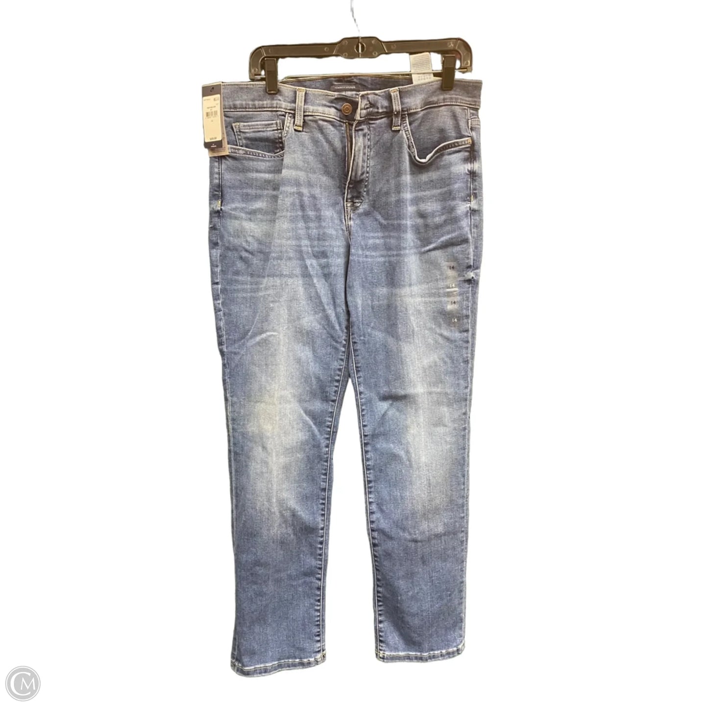 Jeans Straight By Tommy Hilfiger In Blue, Size: 14