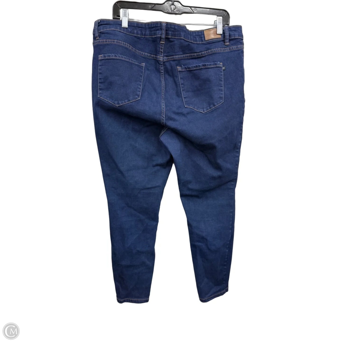 Jeans Skinny By Tahari In Blue, Size: 16