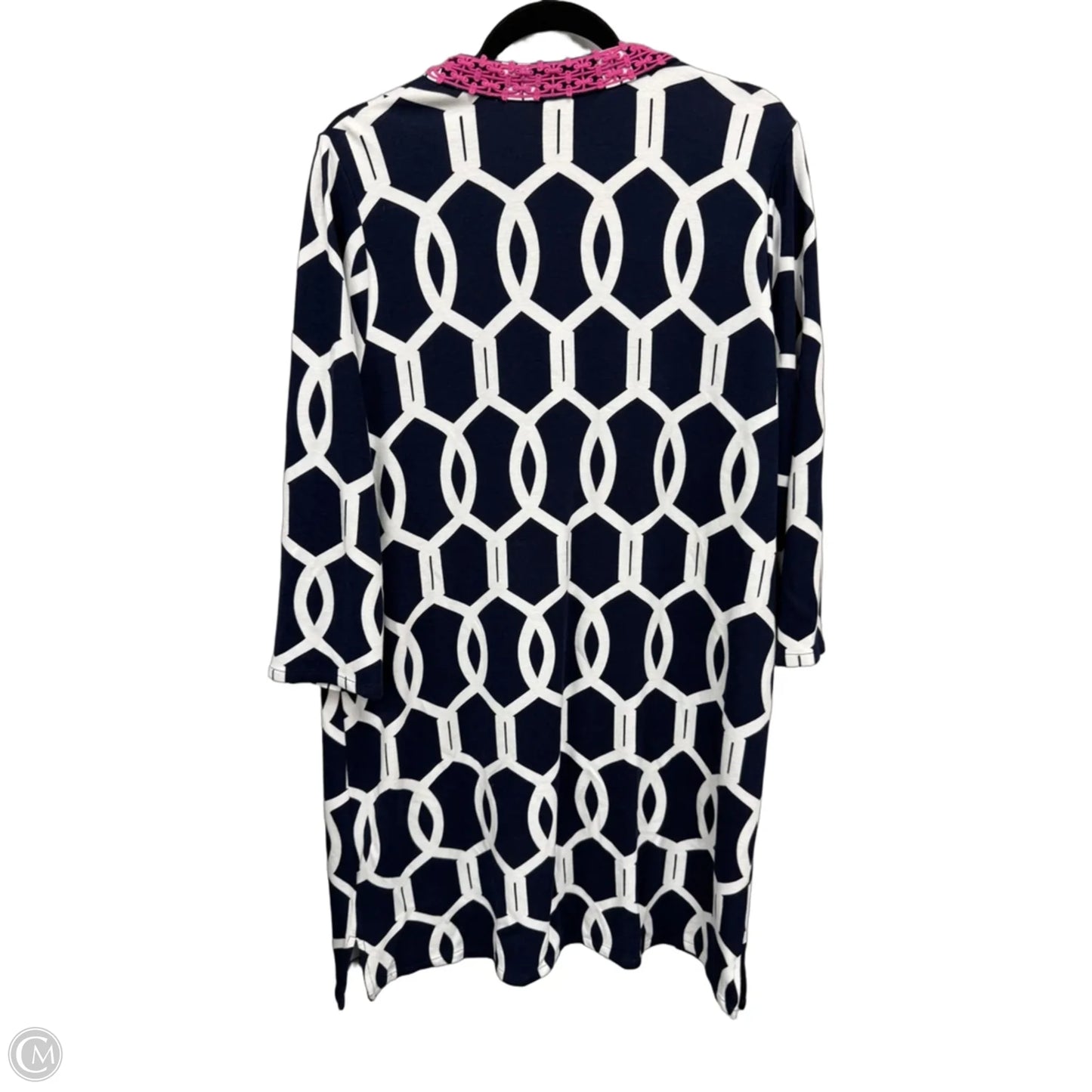 Dress Casual Short By Crown And Ivy In Blue & White, Size: Xl