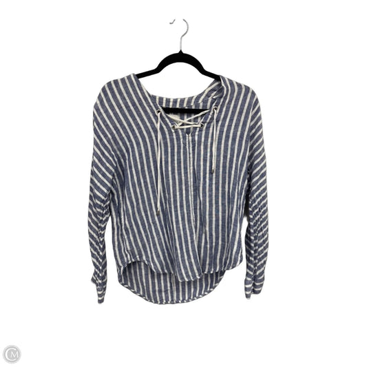Top Long Sleeve By Rails In Striped Pattern, Size: S
