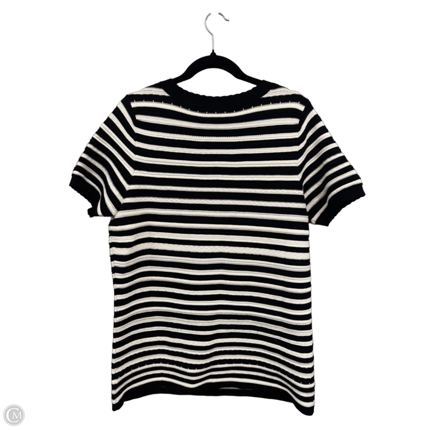 Sweater Short Sleeve By Lane Bryant In Striped Pattern, Size: Xl