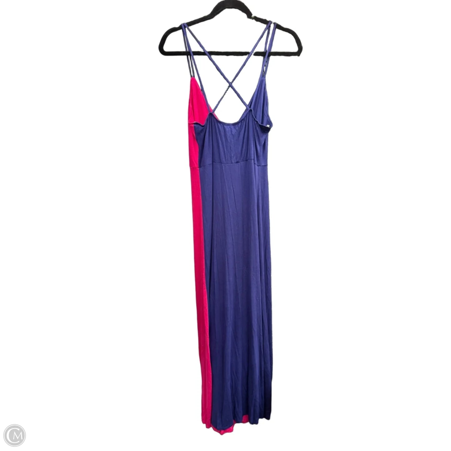 Dress Casual Maxi By Alya In Blue & Pink, Size: L