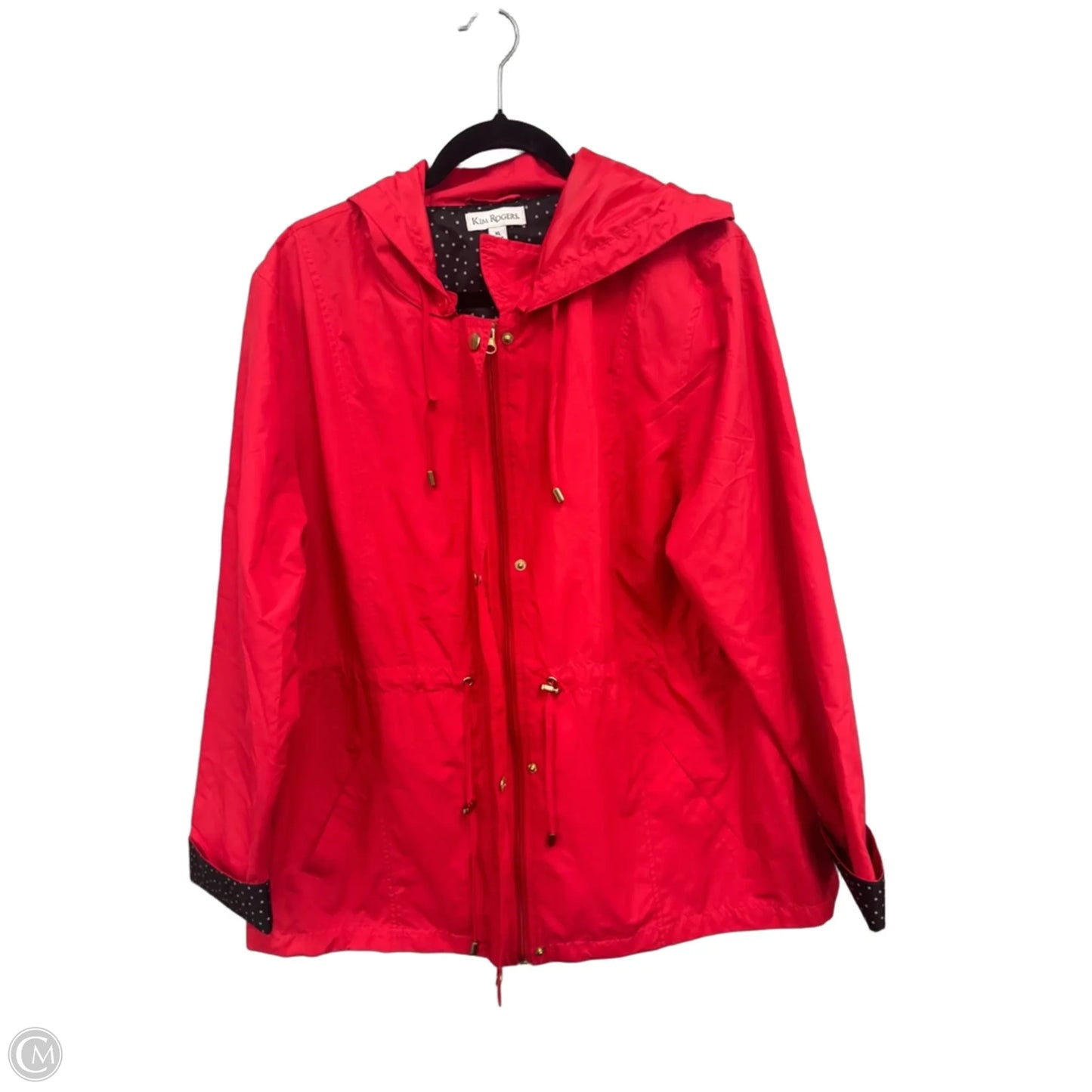 Jacket Utility By Kim Rogers In Coral, Size: Xl