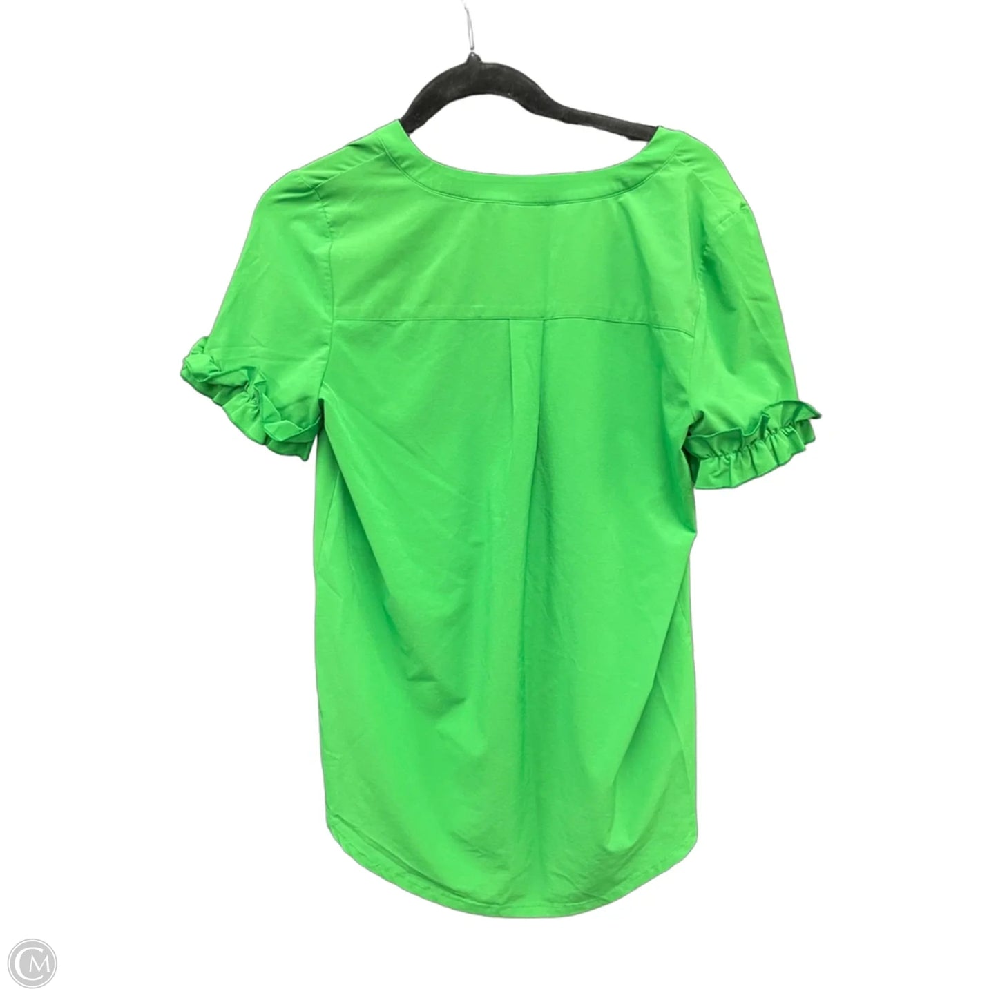 Top Short Sleeve By Chicos In Green, Size: S