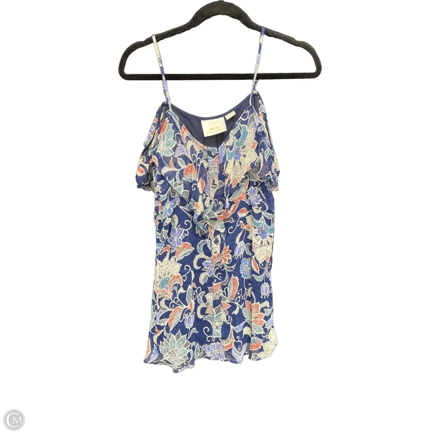 Top Sleeveless By Maeve In Floral Print, Size: 0