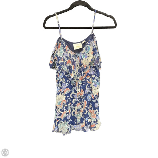 Top Sleeveless By Maeve In Floral Print, Size: 0
