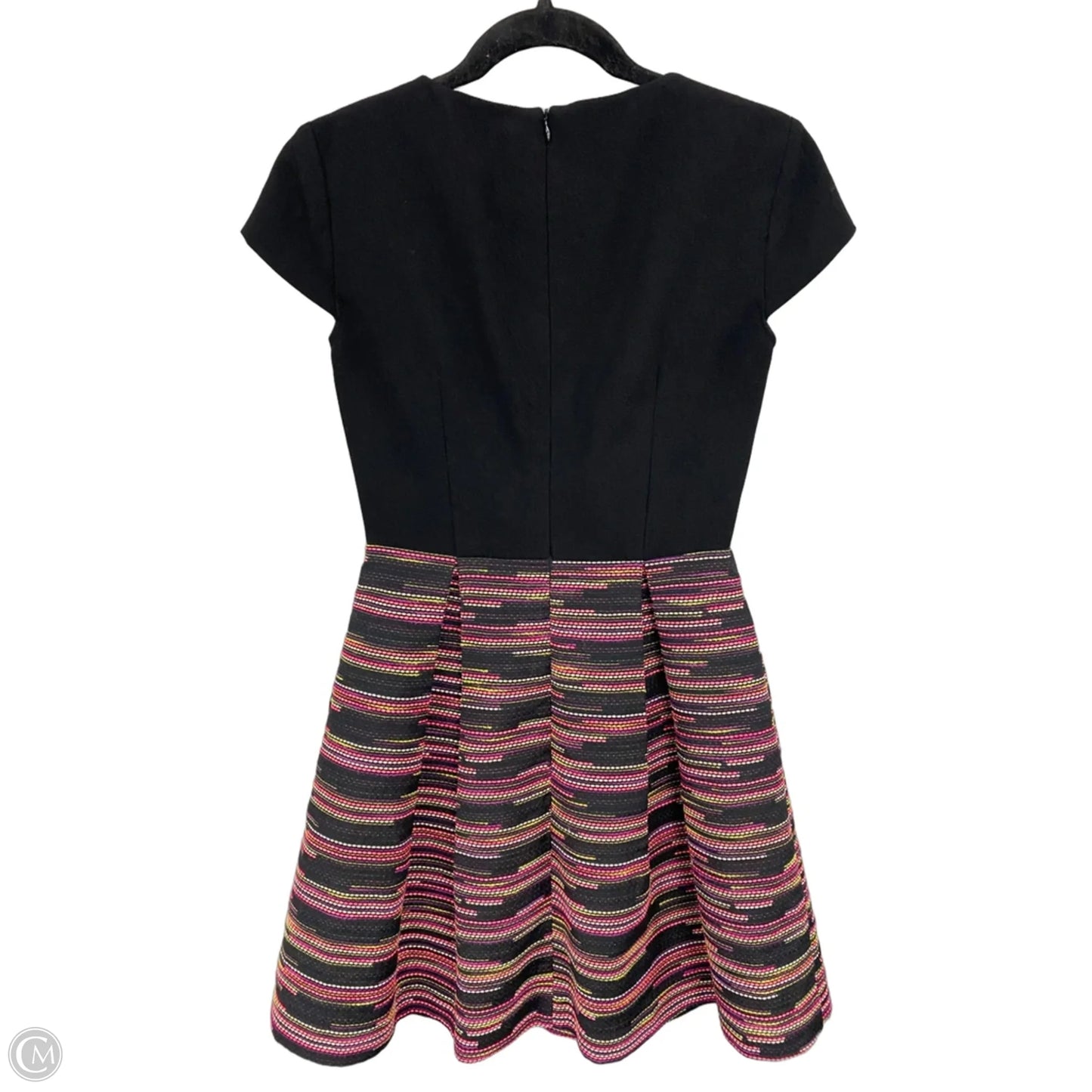Dress Casual Short By Trina Turk In Black & Pink, Size: 0