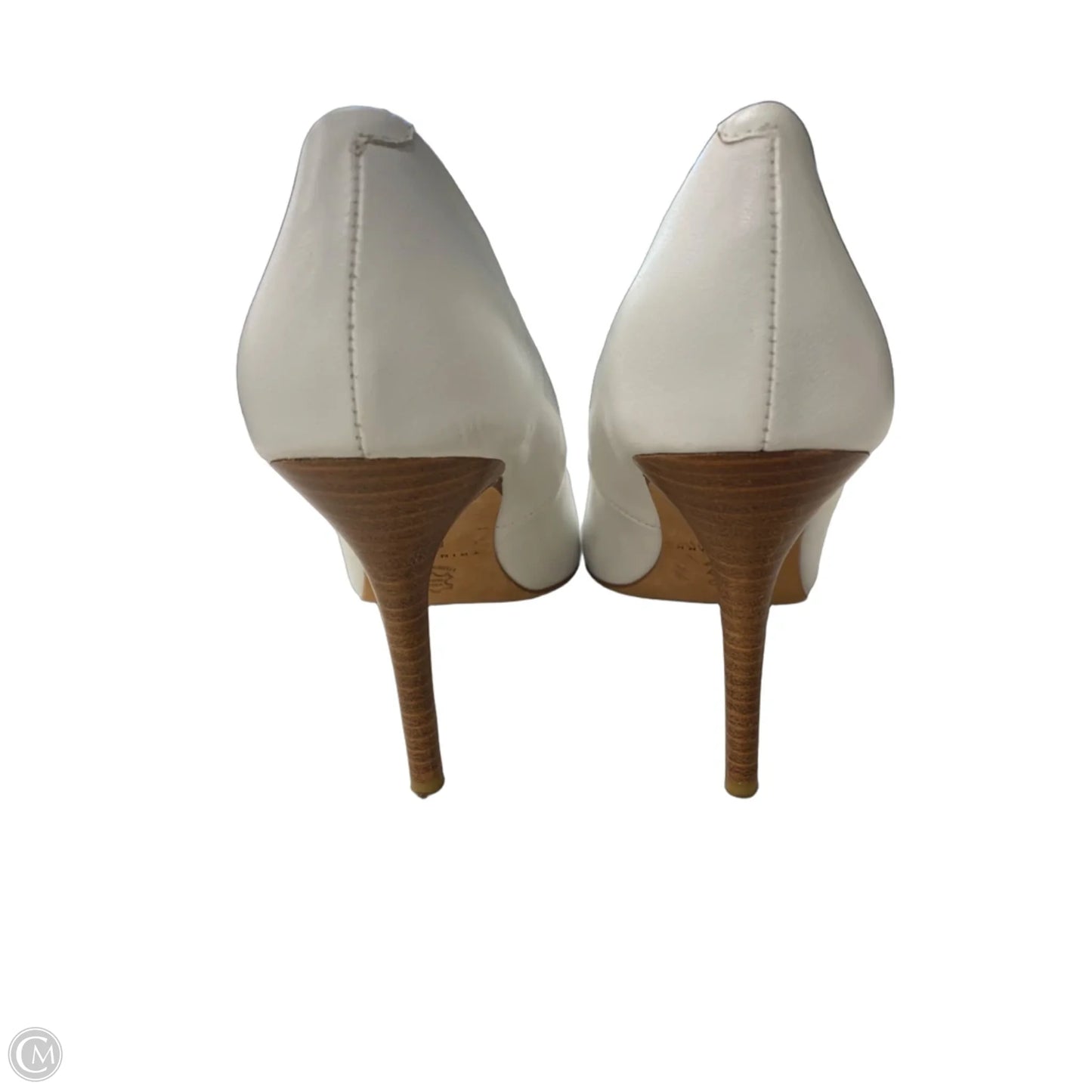Shoes Heels Stiletto By Trina Turk In White, Size: 8.5